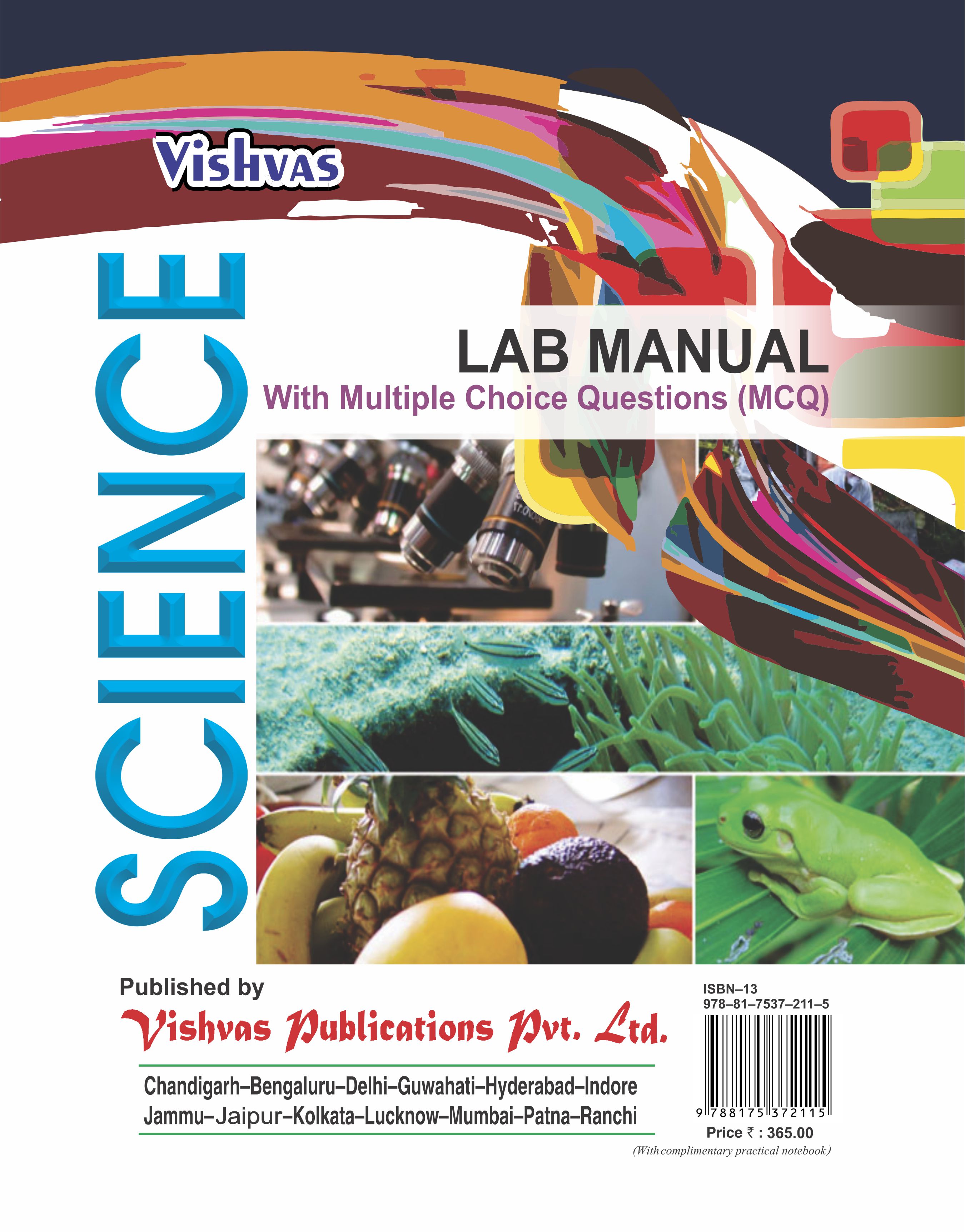Science Lab Manual, With MCQ, , With 1 Prac. Notebooks, Class 9th