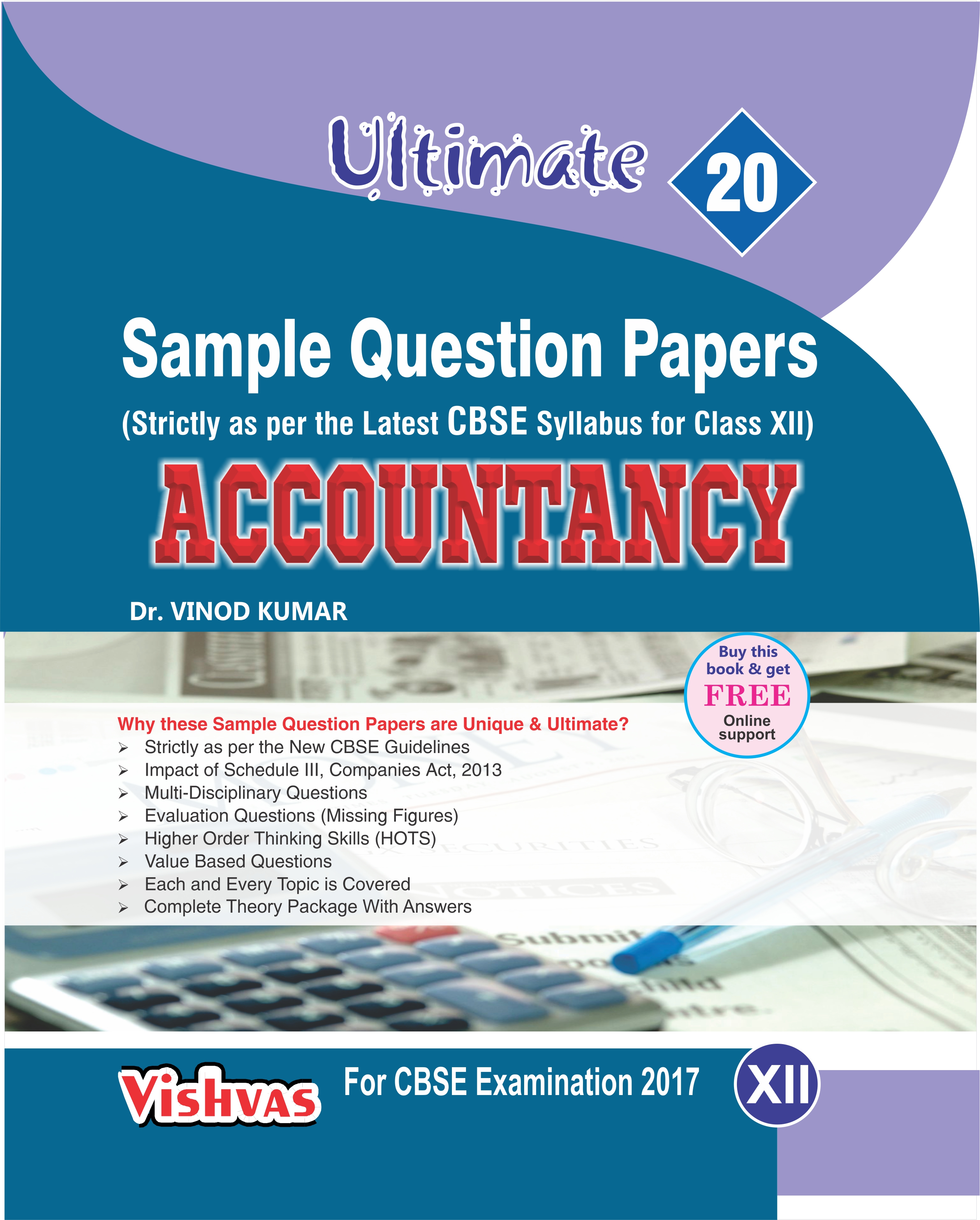 Ultimate Sample Question Paper Accountancy 10+2 CBSE Examination 2017 ...
