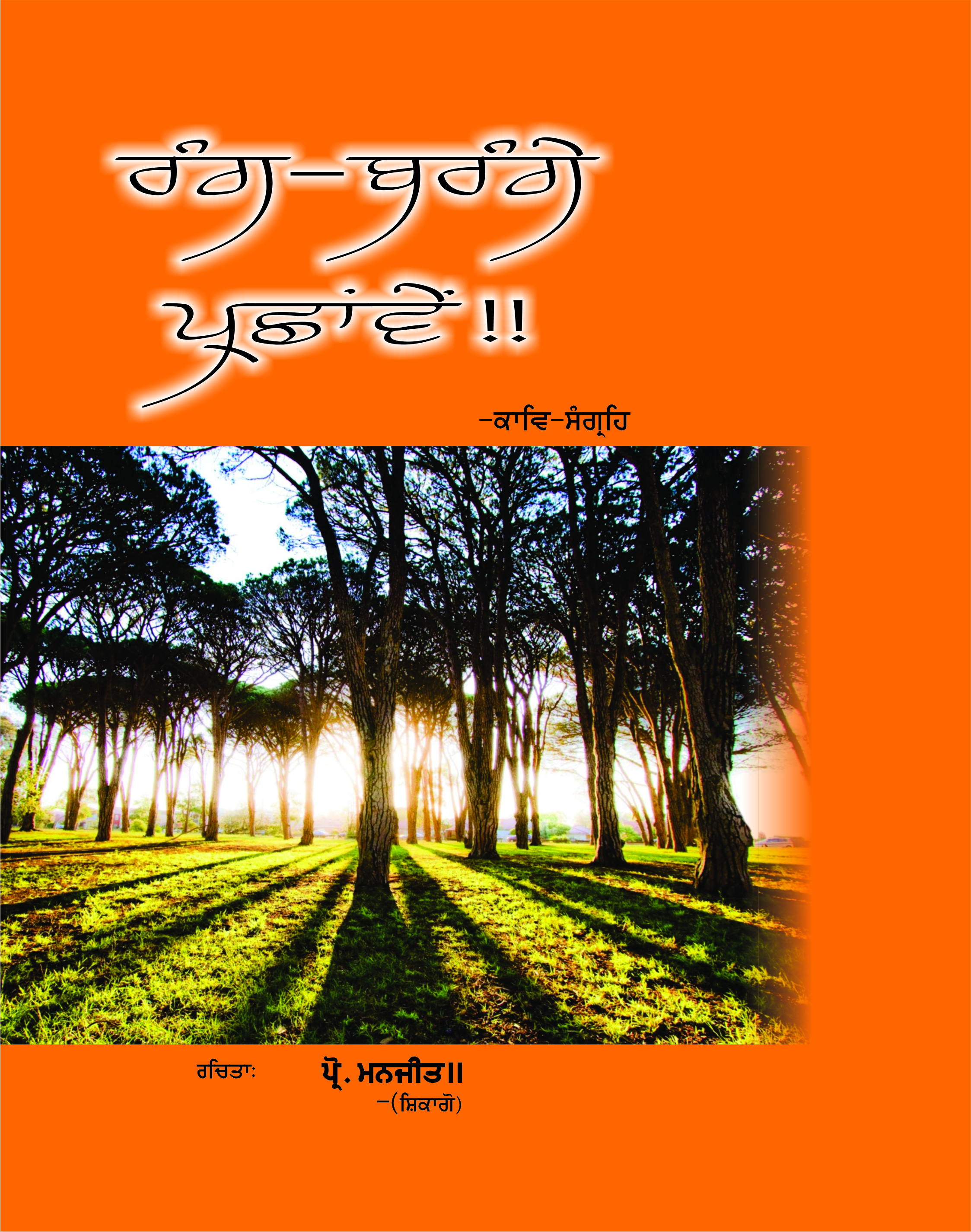 Rang Birange Parchhawen (Punjabi Poetry) By Prof.Manjit Chicago