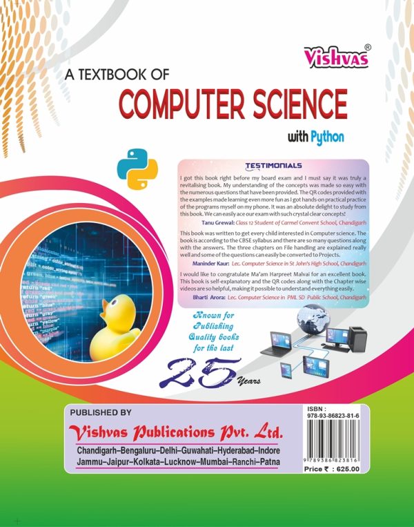 A Textbook Of Computer Science With Python – Class -XII For Session ...